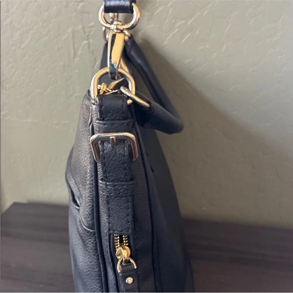 Kate‎ Spade Cobble Hill Black Pebble Leather Shoulder Hand Bag